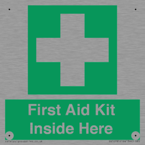 First Aid Kit Inside Here